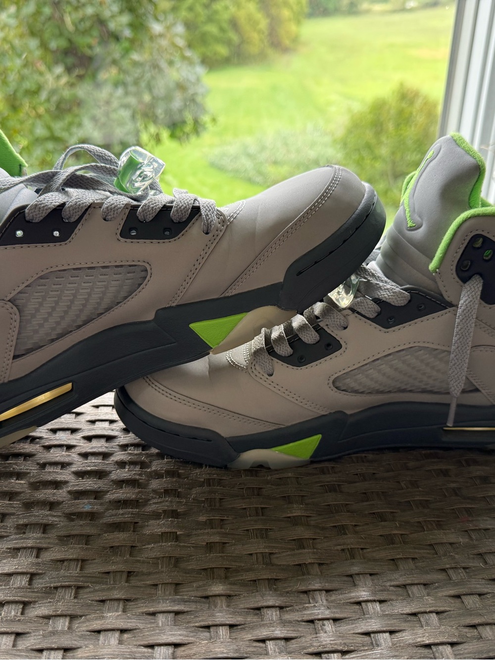 Air Jordan 5 Retro 'Green Bean' (2022) - Men's Size 10.5 - Worn Twice!